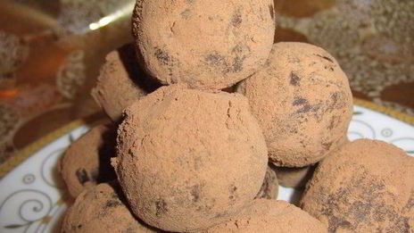 трюфель, конфеты, пирожное