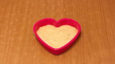 цитрусовые пирожные валентинки с фруктами