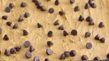 тыквенные пирожные с карамелью и шоколадом