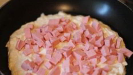 быстрая пицца на сковороде