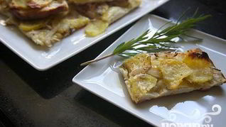 Картофельная пицца с розмарином