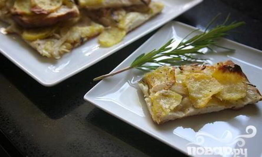 Рецепт картофельной пиццы с розмарином