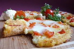 Мини-пиццы из цветной капусты