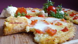 Мини-пиццы из цветной капусты