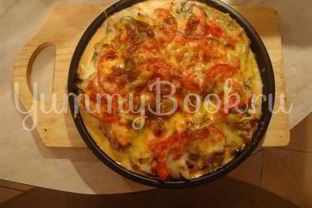 Пицца баклажанная