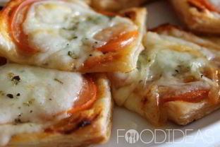 Пицца из слоеного теста