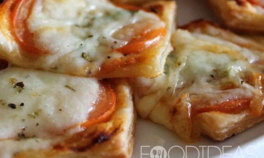 Рецепт пиццы из слоеного теста