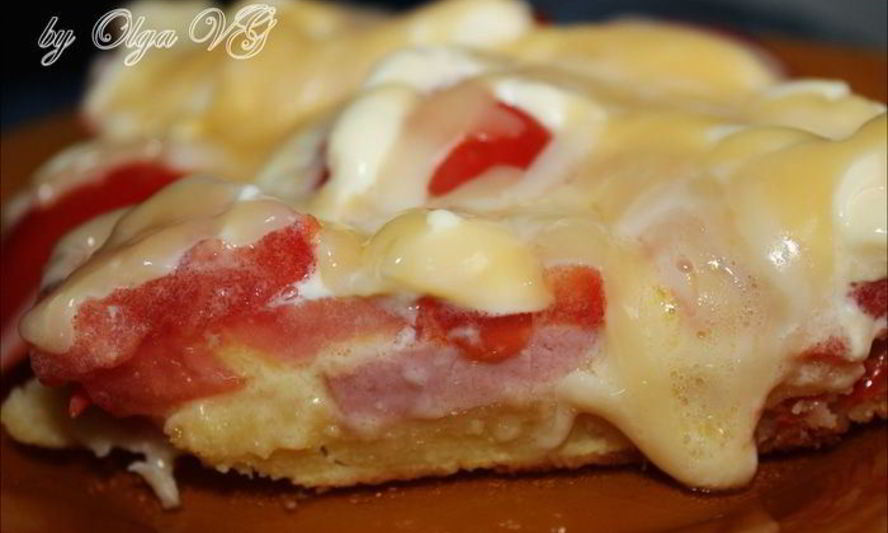 Рецепт пиццы минутка