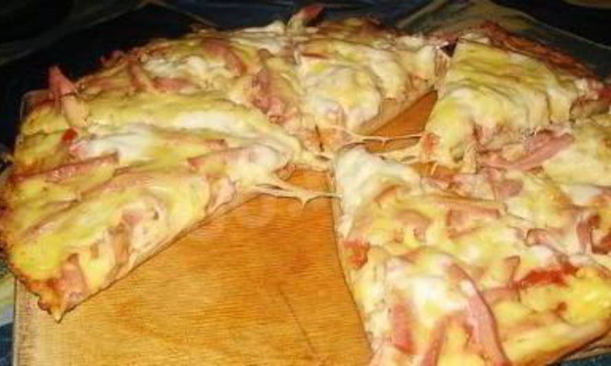 Рецепт пиццы на дрожжевом тесте на молоке в духовке