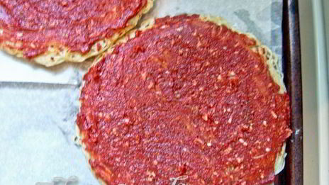 пицца на спагетти spaghetti pizza