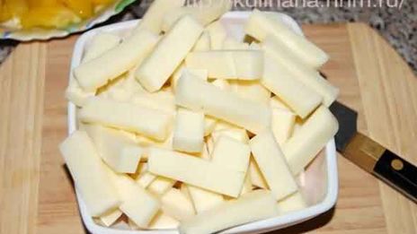 пицца овощная, усиленная ветчиной