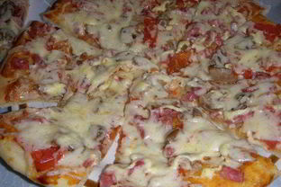 Пицца с грибами