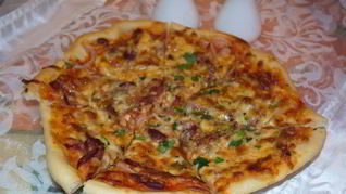 Пицца с индейкой