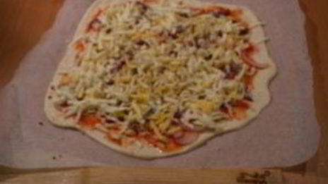 пицца с индейкой