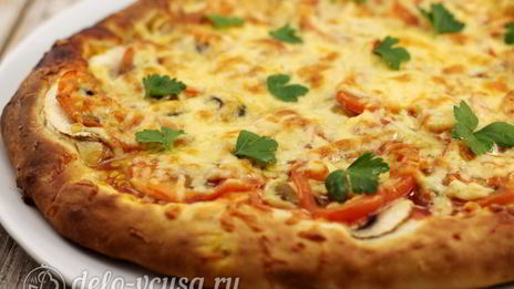 пицца с мидиями