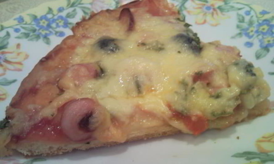 Рецепт пиццы с начинкой-ассорти