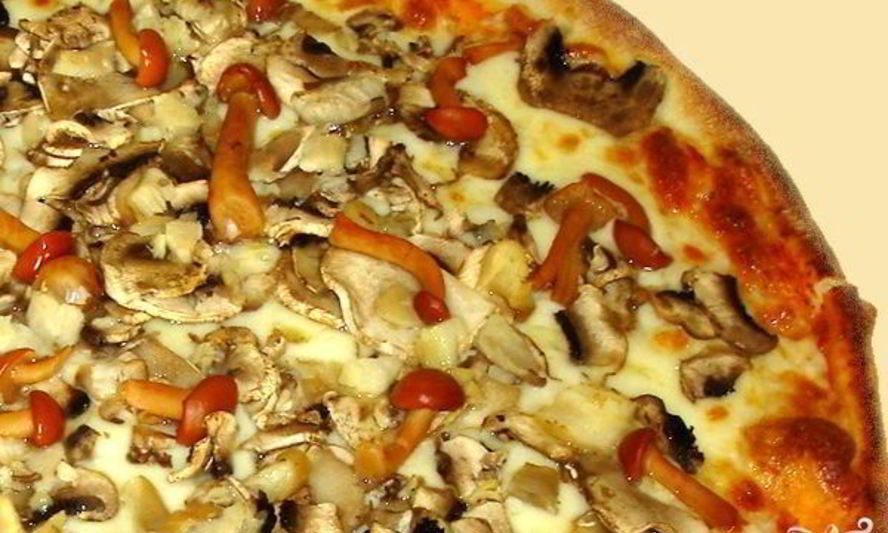 Рецепт пиццы с опятами
