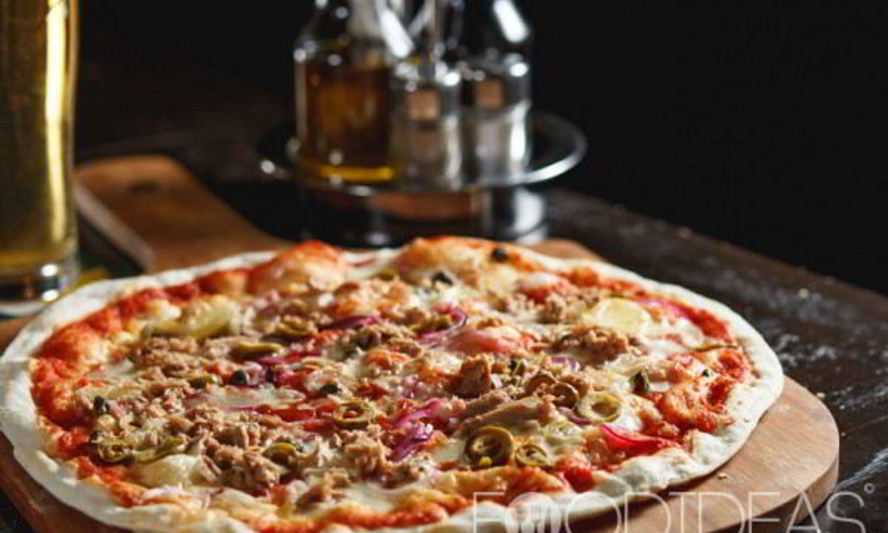 Рецепт пиццы с тунцом