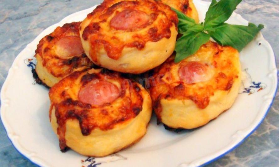 Рецепт пиццы вертушка с томатом