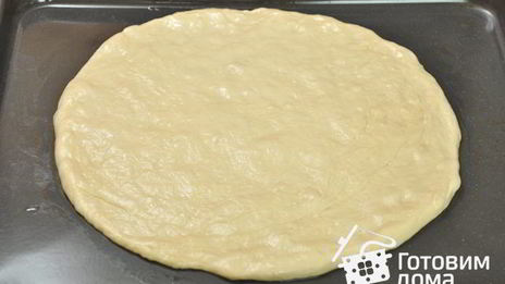 постная пицца с оливками и чесноком