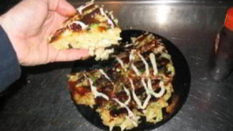 японская пицца окономияки