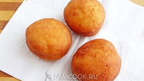 картофельные пончики с ветчиной