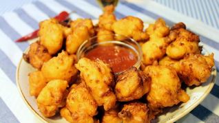 Кукурузные мини пончики