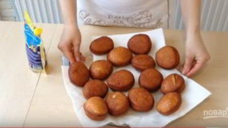 очень вкусные домашние пончики