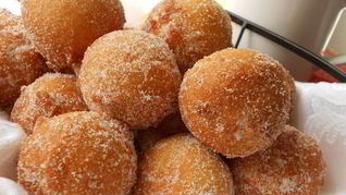 Пончики детские с яблочным пюре