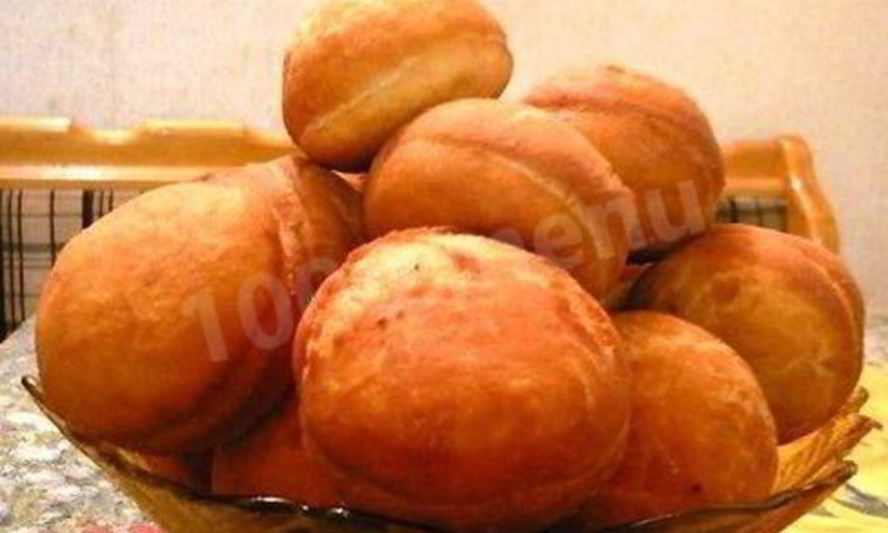 Рецепт пончиков дрожжевых пышных с начинкой внутри