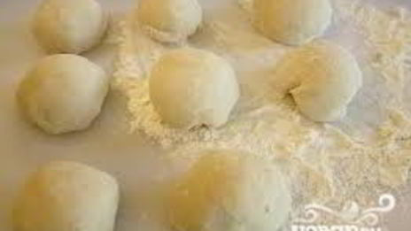 пончики с чесноком