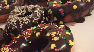 Пончики с глазурью