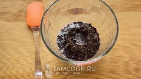 пончики с шоколадом