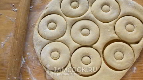 пончики с шоколадом