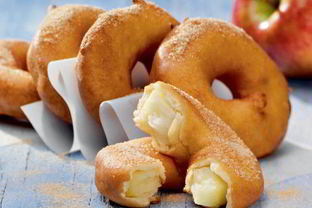 Пончики с яблочной начинкой
