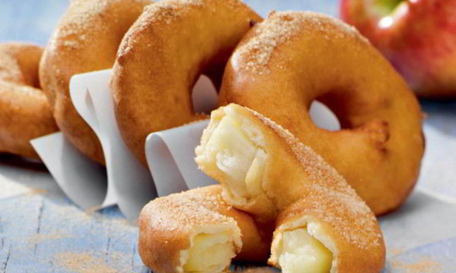 Рецепт пончиков с яблочной начинкой