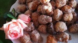 Пончики-шарики с корицей