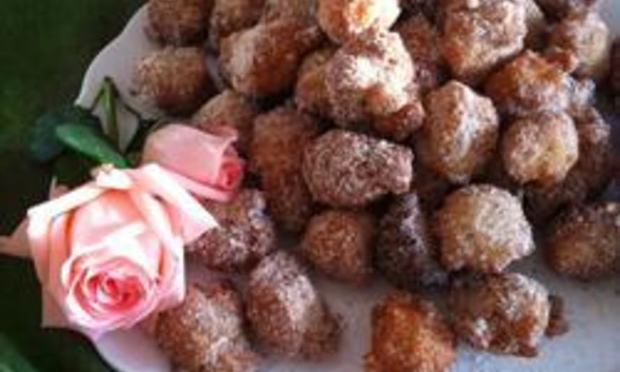 Рецепт пончиков-шариков с корицей