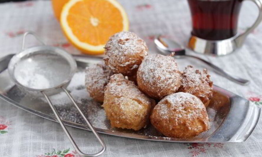 Рецепт пончиков zeppole с апельсиновым ароматом и нежностью яблока