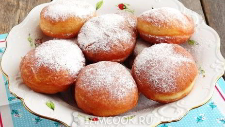 постные пончики