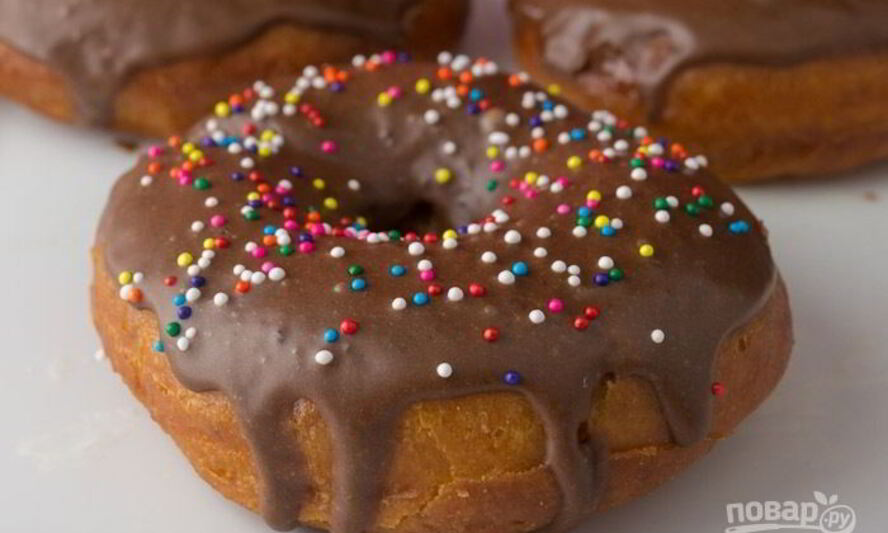 Рецепт шоколадной глазури для пончиков