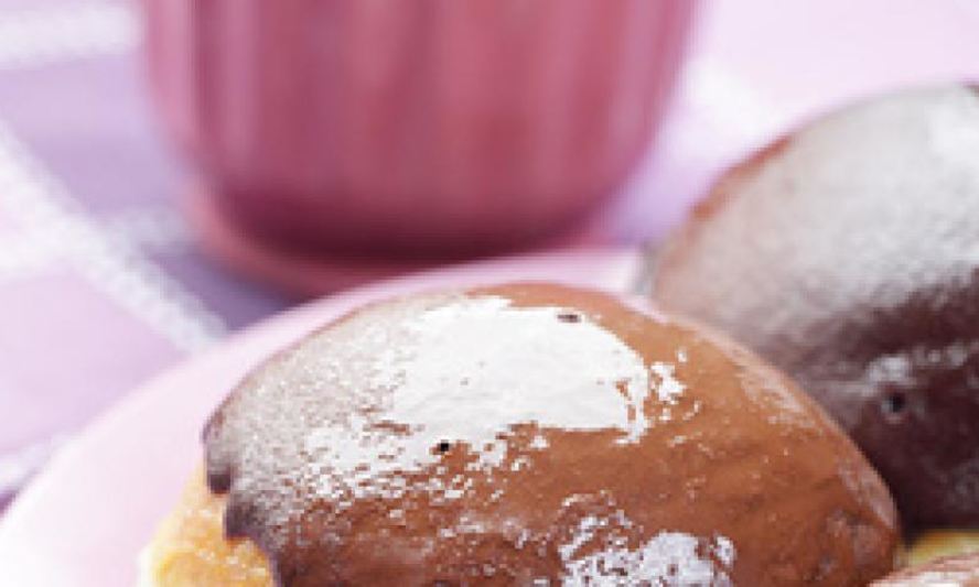 Рецепт шоколадных пончиков