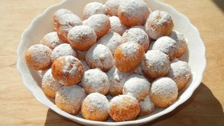 Творожные пончики классические