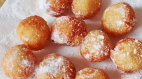 творожные пончики, жаренные в масле