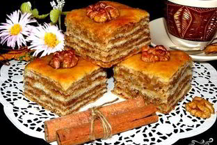 Постная пахлава