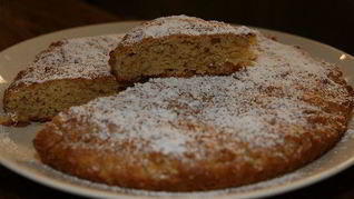 Апельсиновая коврижка с кедровыми орешками