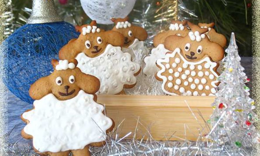 Рецепт медово-пряничных овечки