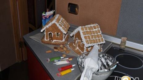 новогодние пряничные домики в подарок