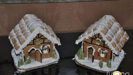 новогодние пряничные домики в подарок