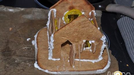 новогодние пряничные домики в подарок